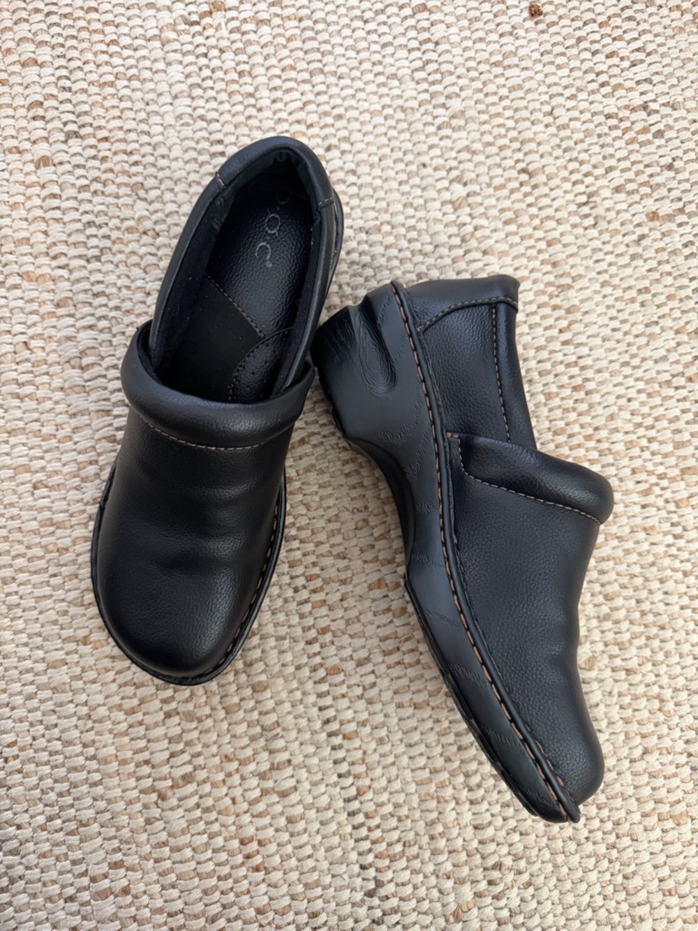 B.O.C. Born Concept Women’s Black Slip on Penny Leather Loafer LIKE NEW Size 9.5